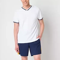 Xersion Pique Mens V Neck Short Sleeve Active T-Shirt