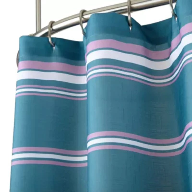 Forever 21 Varsity Stripe Shower Curtain