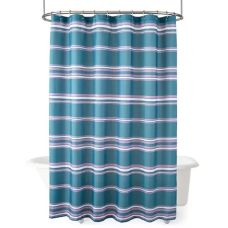 Forever 21 Varsity Stripe Shower Curtain