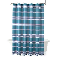 Forever 21 Varsity Stripe Shower Curtain