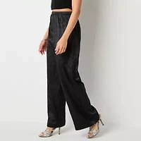 Bold Elements Womens Wide Leg Mid Rise Pull-On Pant