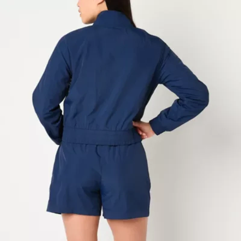 Xersion Womens Woven Lightweight Track Jacket