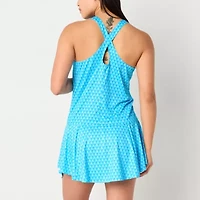 Xersion Womens Mesh Scoop Neck Sleeveless Performance Tank Top