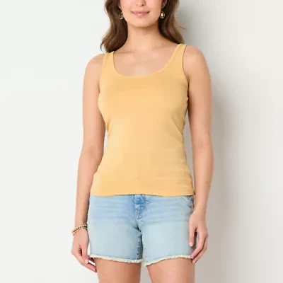 a.n.a Womens U Neck Sleeveless Tank Top