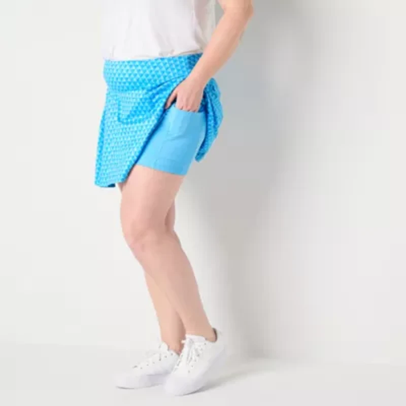 Xersion Everultra-Lite Womens Quick Dry Plus Flounce Skort
