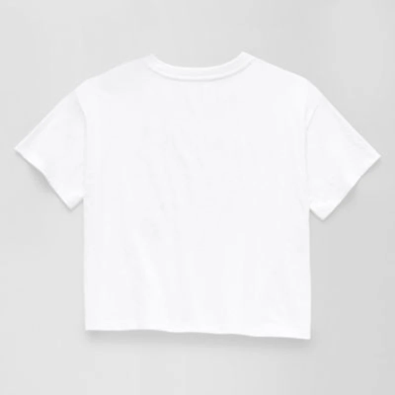 Thereabouts Little & Big Kid Girls Crew Neck Short Sleeve Boxy Fit Graphic T-Shirt