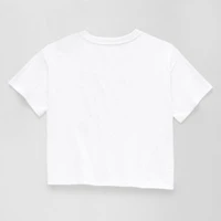 Thereabouts Little & Big Kid Girls Crew Neck Short Sleeve Boxy Fit Graphic T-Shirt