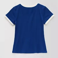 Thereabouts Little & Big Kid Girls Round Neck Short Sleeve Graphic T-Shirt