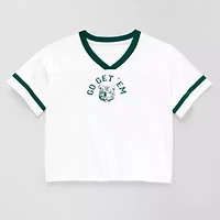 Thereabouts Little & Big Kid Girls V Neck Short Sleeve Regular Fit Graphic T-Shirt