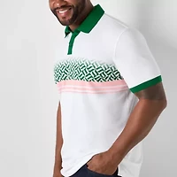 Shaquille O'Neal XLG Big and Tall Mens Regular Fit Short Sleeve Polo Shirt