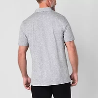 St. John's Bay Sueded Jersey Mens Classic Fit Short Sleeve Polo Shirt