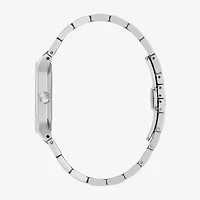 Bulova Mens Silver Tone Stainless Steel Bracelet Watch 96a336