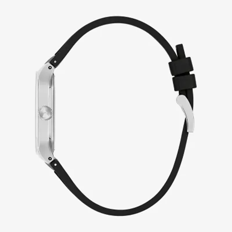 Bulova Mens Black Strap Watch 96a335