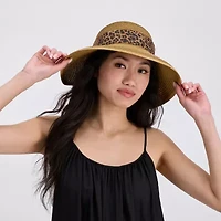 JS Jessica Simpson Floral Womens Floppy Hat