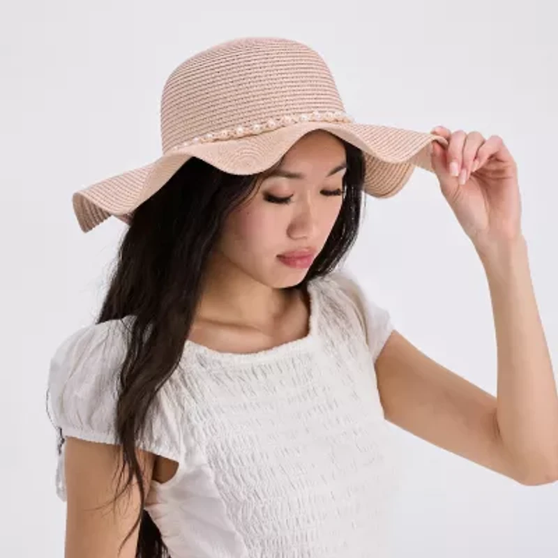 JS Jessica Simpson Pearl Womens Floppy Hat