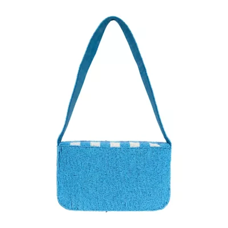 SOL and MER Beaded Lobster Shoulder Bag