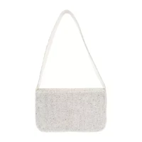 SOL and MER Beaded Flamingo Shoulder Bag