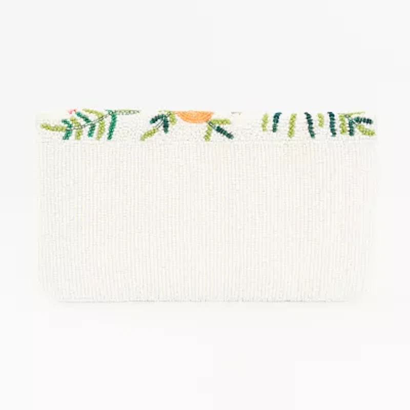 SOL and MER Beaded Fruits Beaded Clutch