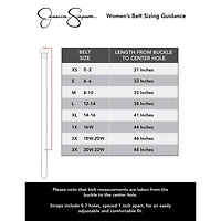 JS Jessica Simpson Woven Laced Shimmer Womens Belt