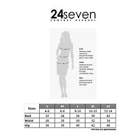 24seven Comfort Apparel Womens Short Sleeve Geometric Wrap Dress