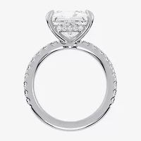 (G-H / Si1-Si2) Womens 2 1/4 CT. T.W. Lab Grown White Diamond 14K Gold Side Stone Engagement Ring