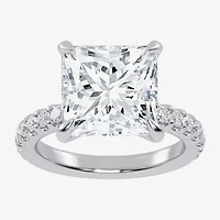 (G-H / Si1-Si2) Womens 2 1/4 CT. T.W. Lab Grown White Diamond 14K Gold Side Stone Engagement Ring
