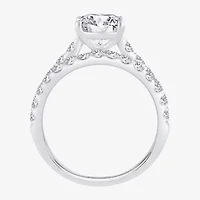 Signature By Modern Bride (H-I / Si1-Si2) Womens 2 CT. T.W. Lab Grown White Diamond 14K Gold Oval Bridal Set