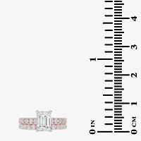 Signature By Modern Bride (G-H / Vs2-Si1) Womens 2 CT. T.W. Lab Grown White Diamond 14K Gold Side Stone Bridal Set