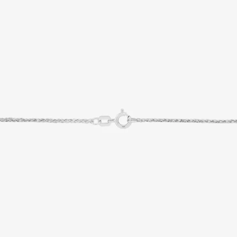 Womens 10K Gold 18 Inch Wheat Chain Necklace