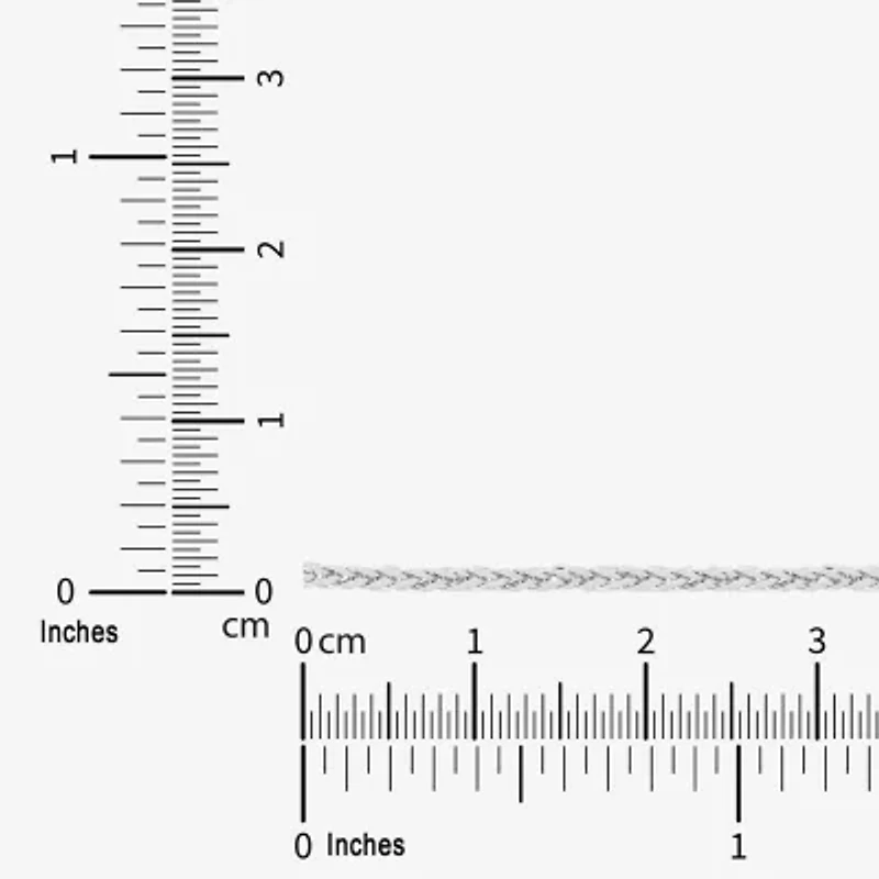 Womens 10K Gold 18 Inch Wheat Chain Necklace