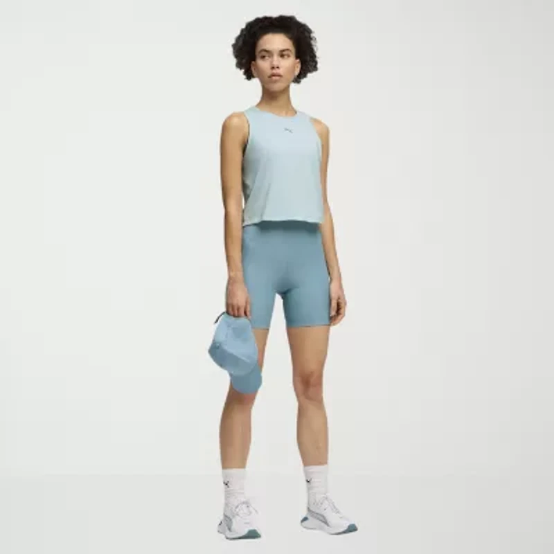 PUMA Womens Crew Neck Sleeveless Active Tank Top