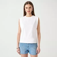 RM Rebecca Minkoff Womens Round Neck Sleeveless T-Shirt