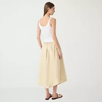 RM Rebecca Minkoff Womens Sleeveless Midi Drop Waist Dress