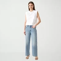 RM Rebecca Minkoff Womens Crew Neck Short Sleeve T-Shirt