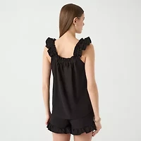 RM Rebecca Minkoff Womens Short Sleeve Blouse