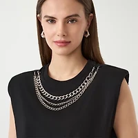 RM Rebecca Minkoff Womens Crew Neck Short Sleeve Tank Top