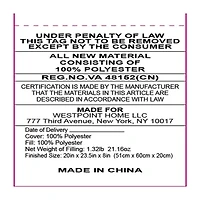 Martex Easy Living Rune Wedge Throw Pillow