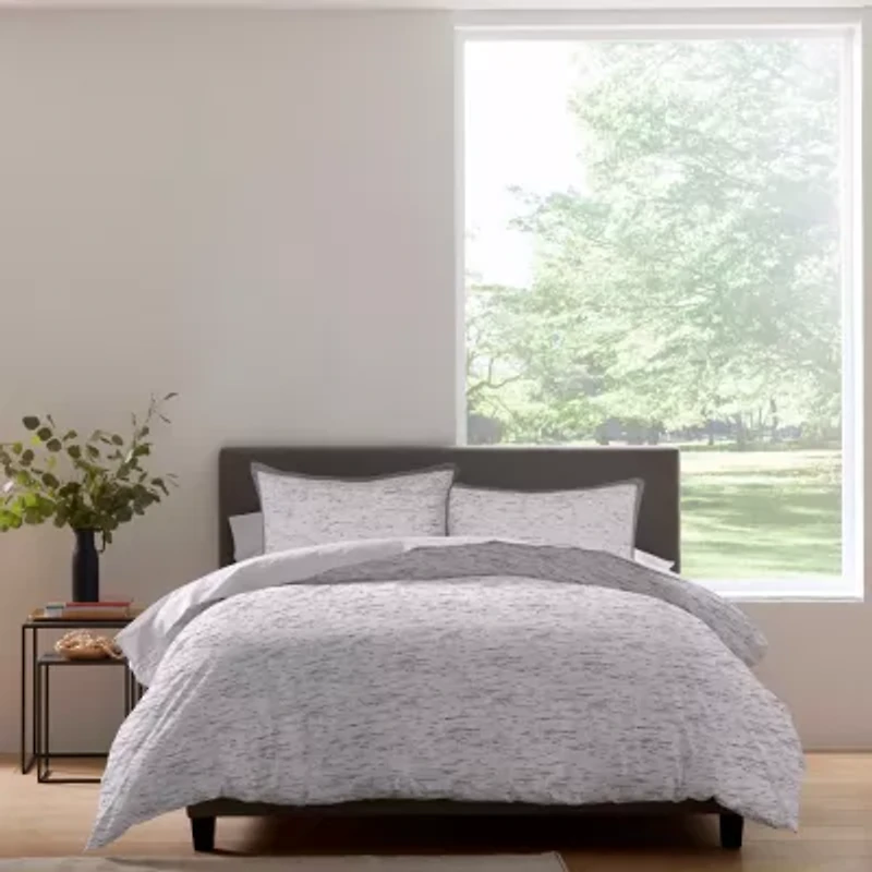 Martex Theo Heathered 3-pc. Reversible Comforter Set