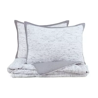Martex Theo Heathered 3-pc. Reversible Comforter Set