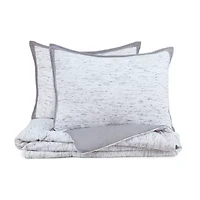 Martex Theo Heathered 3-pc. Reversible Comforter Set