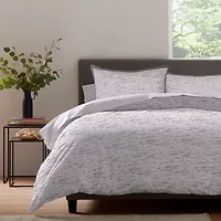 Martex Theo Heathered 3-pc. Reversible Comforter Set