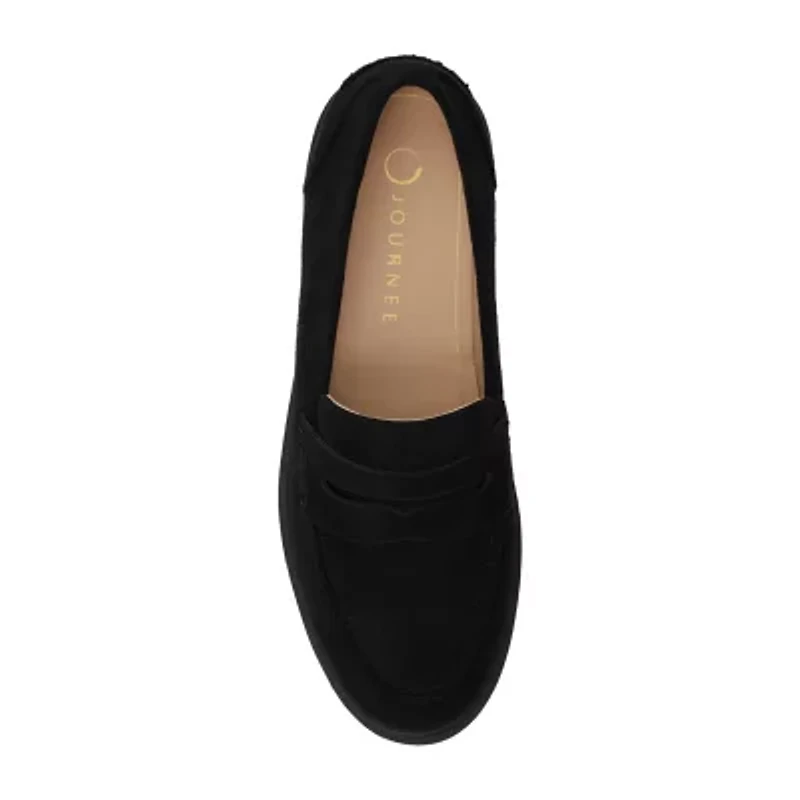 Journee Collection Womens Moc Closed Toe Loafers