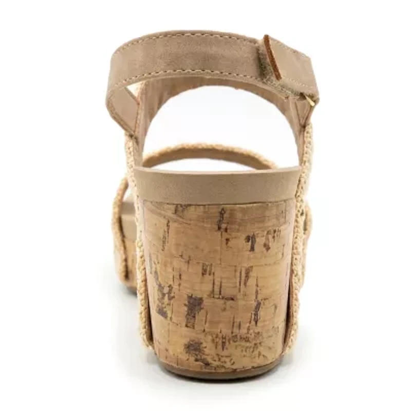 Pop Womens Kabilyn Wedge Sandals