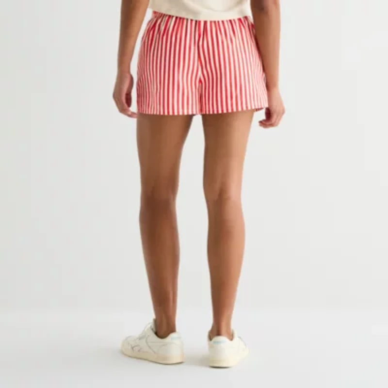Americana Womens Juniors Pull-On Short