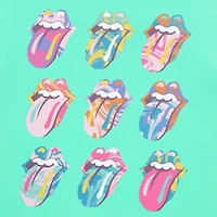 Rolling Stones Oversized Tee Womens Juniors Crew Neck Short Sleeve Regular Fit Graphic T-Shirt