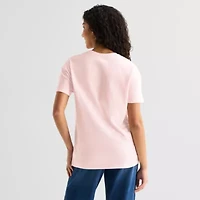 Pixar Boyfriend Tee Womens Crew Neck Short Sleeve Regular Fit Graphic T-Shirt