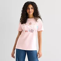 Pixar Boyfriend Tee Womens Crew Neck Short Sleeve Regular Fit Graphic T-Shirt