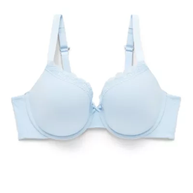 Ambrielle Cotton Womens Medium Support Demi Bra