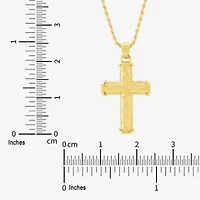 Cross Mens 10K Gold Cross Pendant