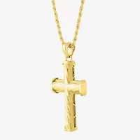 Cross Mens 10K Gold Cross Pendant
